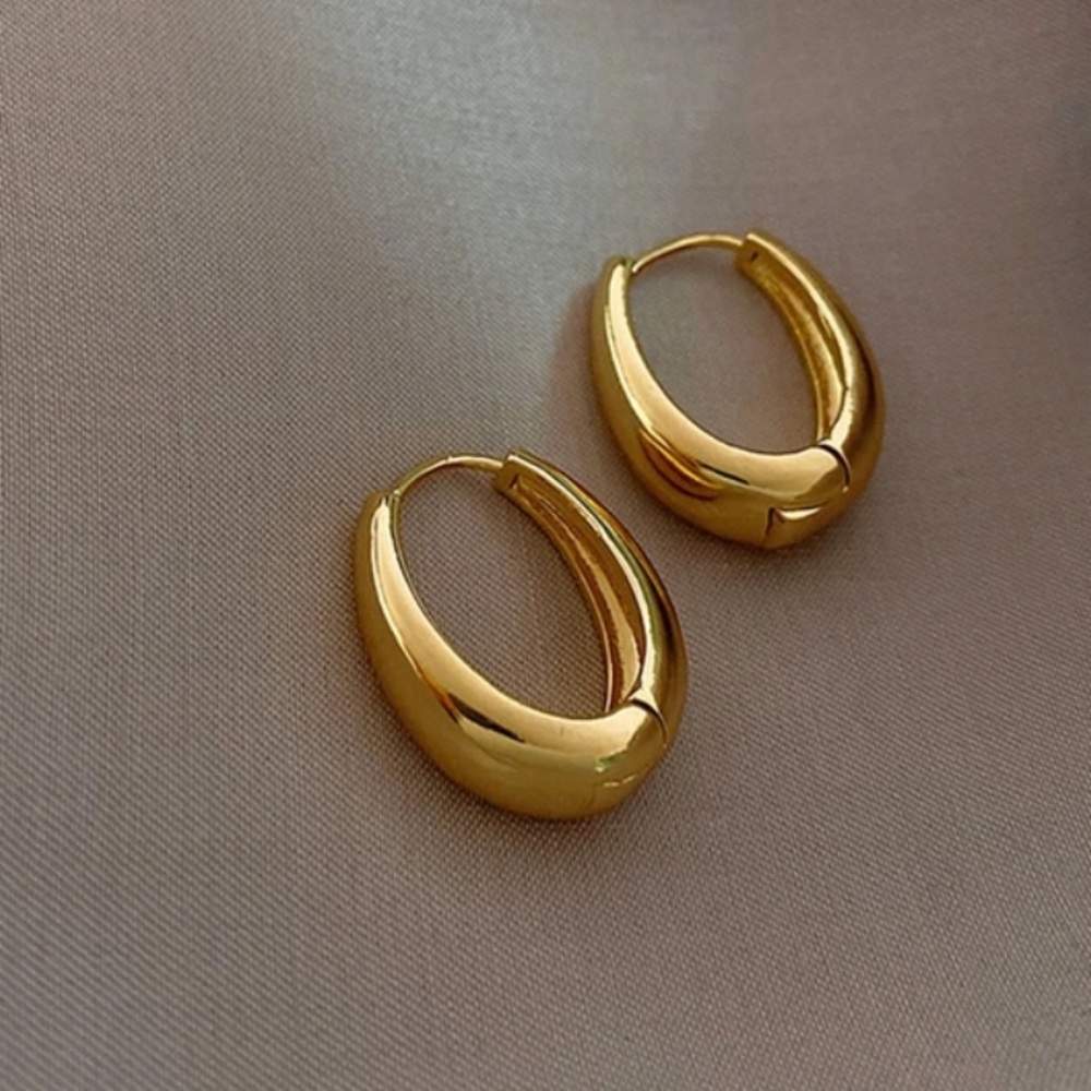 NWT 18k GOLD PLATED LUXURY EARRINGS